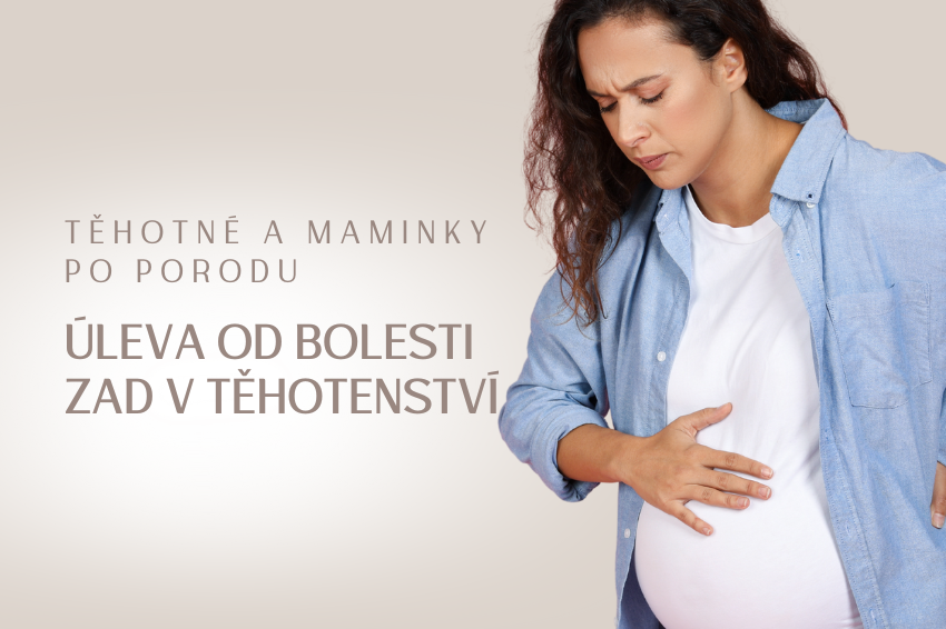 Úleva od bolesti zad v těhotenství