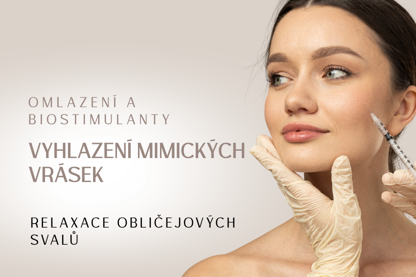 Vyhlazení mimických vrásek - Esthesia Clinic