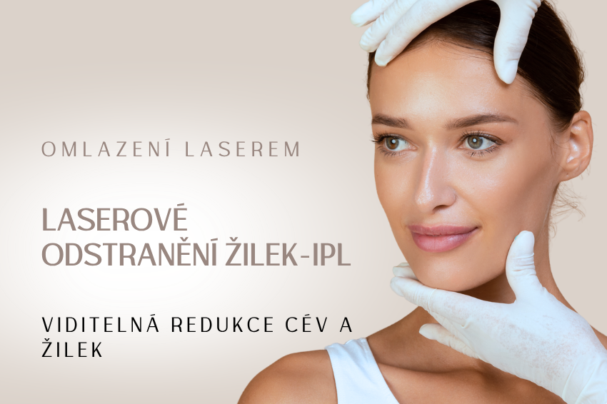 Laserové odstranění žilek IPL laserem
