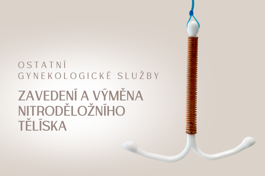 Zavedení a výměna nitroděložního tělíska